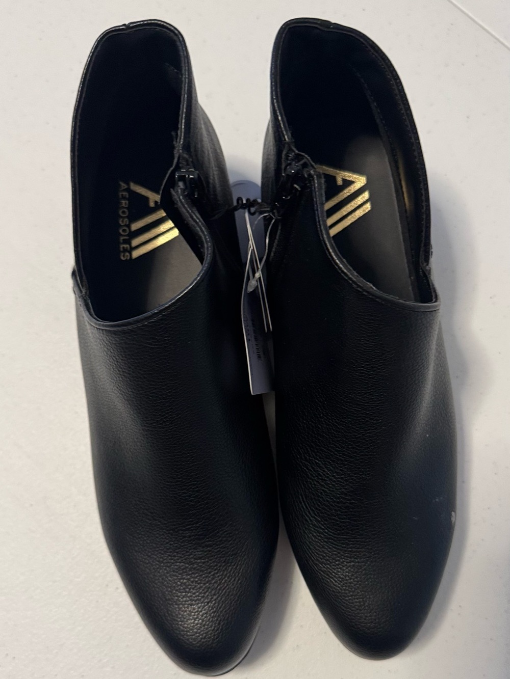 AEROSOLES Black Women's Ankle Booties